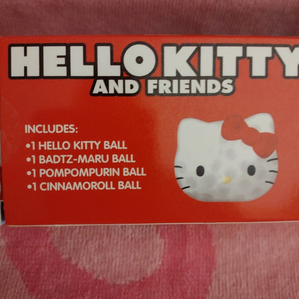 Hello Kitty Squishy Sensory Balls - Set Of 4 - Picture 7 of 10